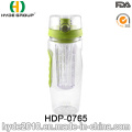 32oz Custom Logo Tritan Fruit Infusion Water Bottle, BPA Free Plastic Fruit Infuser Bottle (HDP-0765)